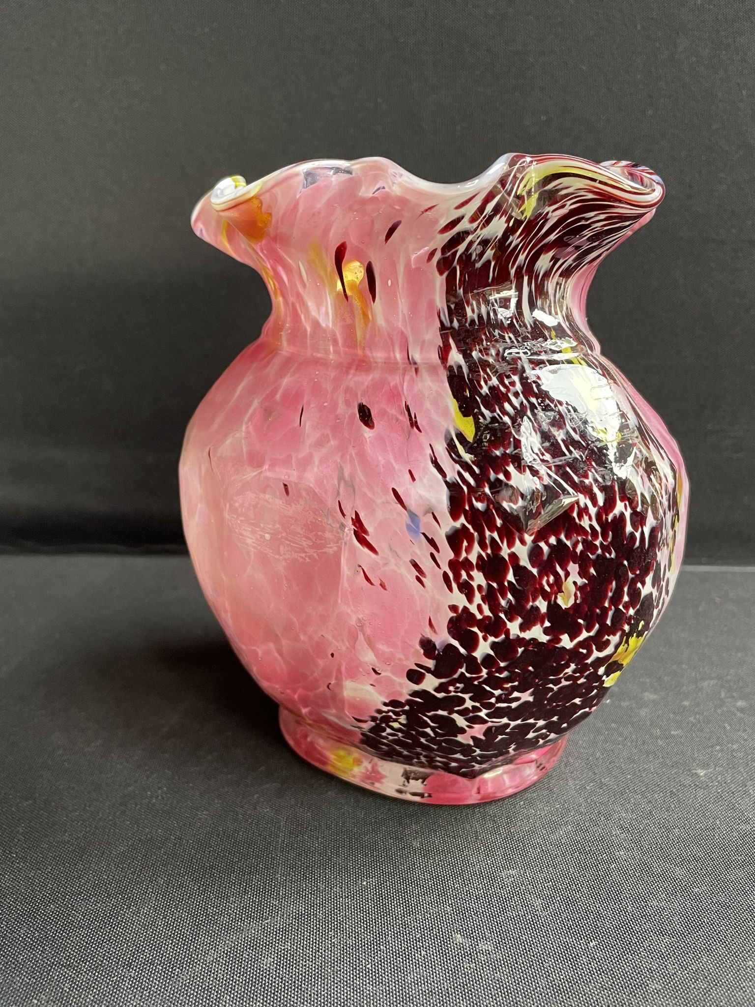 Ball vase - Ets Legras - 19th century