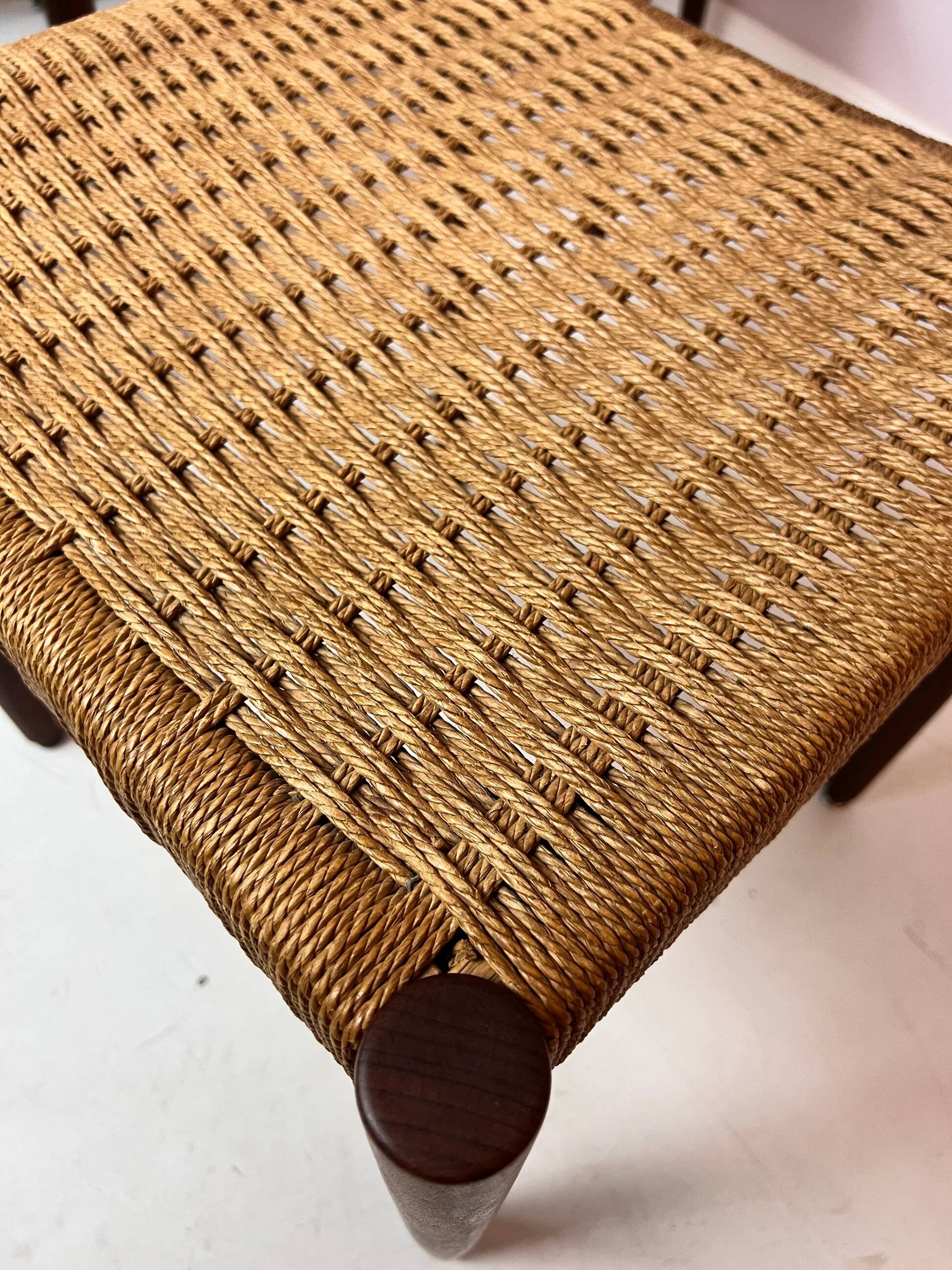 Set: 4x Dining Chair Teak by Poul Volther for Frem Rojle