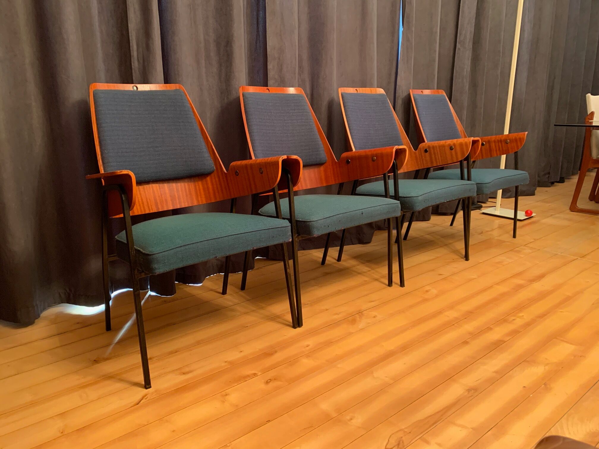 Set of four chairs, 1960s