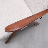 Mid Century Easy Chair Model B - 310 Var in Ivory Buckle