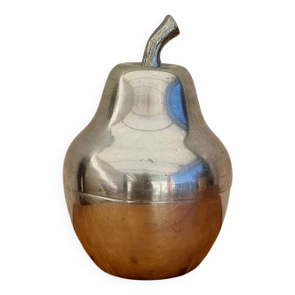 Vintage metal ice cube pear