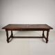 Large French Oak Monastery Table 320/220 cm, early 20th Century