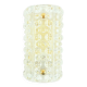 Mid Century Scandinavian Glass & Brass Wall Lamp - C.Fagerlund, 1960s
