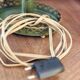 Metal bouillotte lamp, Empire style, green metal shade.