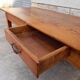 Walnut farm coffee table 19th -1m84