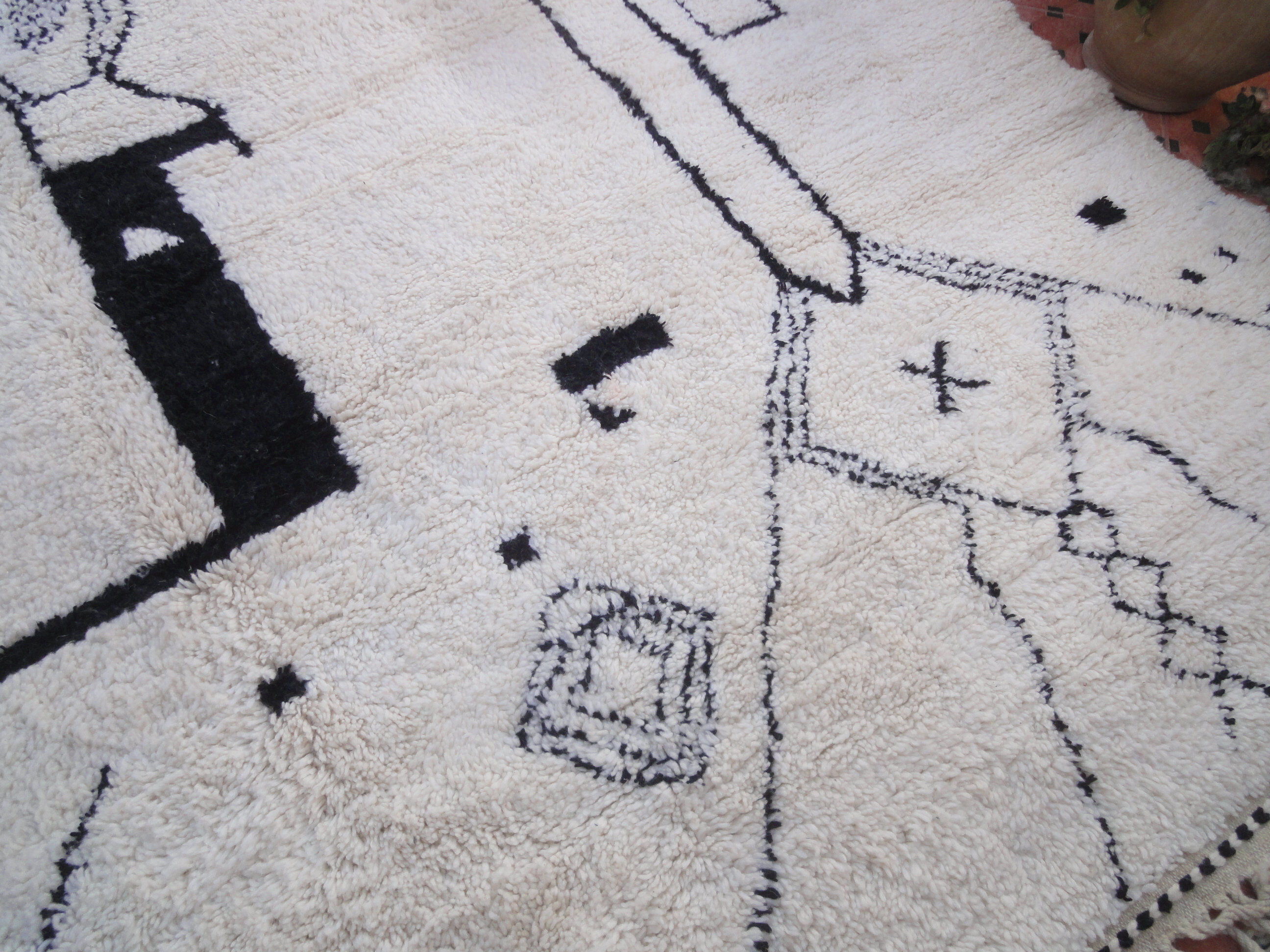 Carpet beni ourain 400 x 316 cm