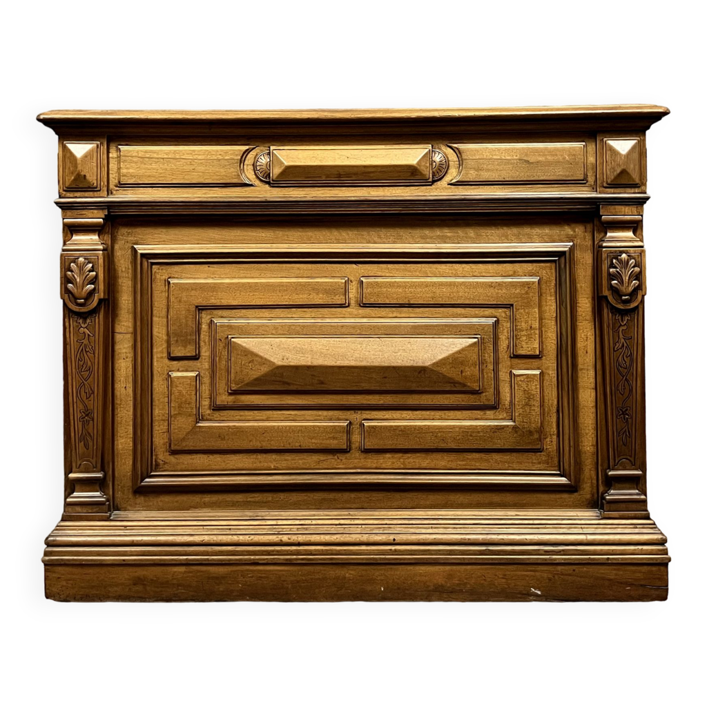 Banque ou comptoir de Magasin style Renaissance vers 1850 réalisée en ...
