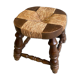 Tabouret paillé