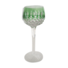 Crystal glass – roemer green - saint-louis - tip of green color