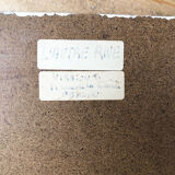 Painting abstract oil landscape