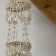 Vintage pendant light - 60s - shell