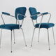 1960s Pair of Italian Armchairs in Corduroy