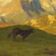 Old painting signed E. Spreafico, oil on canvas, Italy, 19th century.