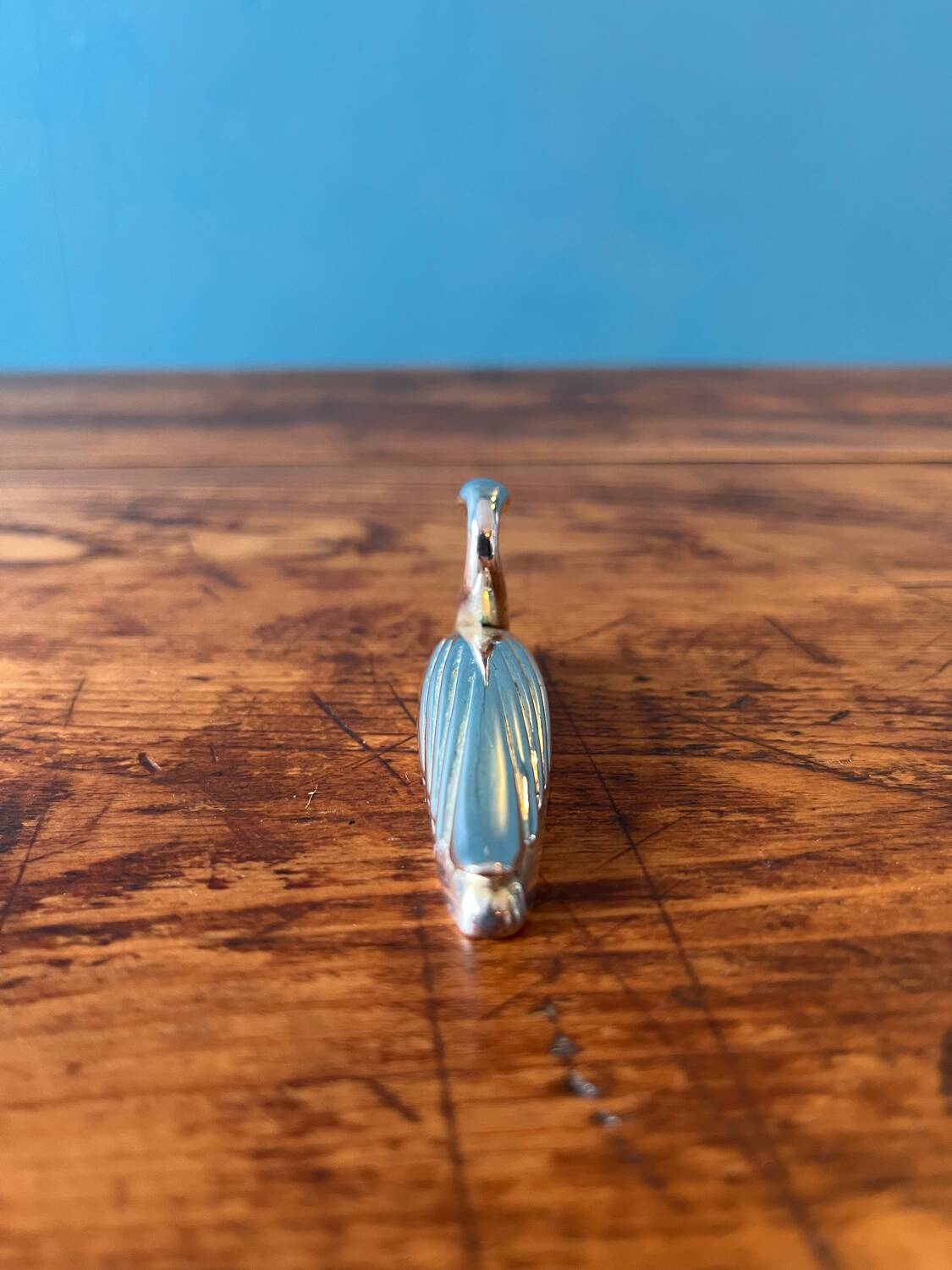 12 cutlery knife holders in silver metal