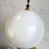 VINTAGE HIGH TABLE LAMP WITH “GOLDEN” PALM TREES, HANS KÖGL STYLE