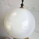 VINTAGE HIGH TABLE LAMP WITH “GOLDEN” PALM TREES, HANS KÖGL STYLE