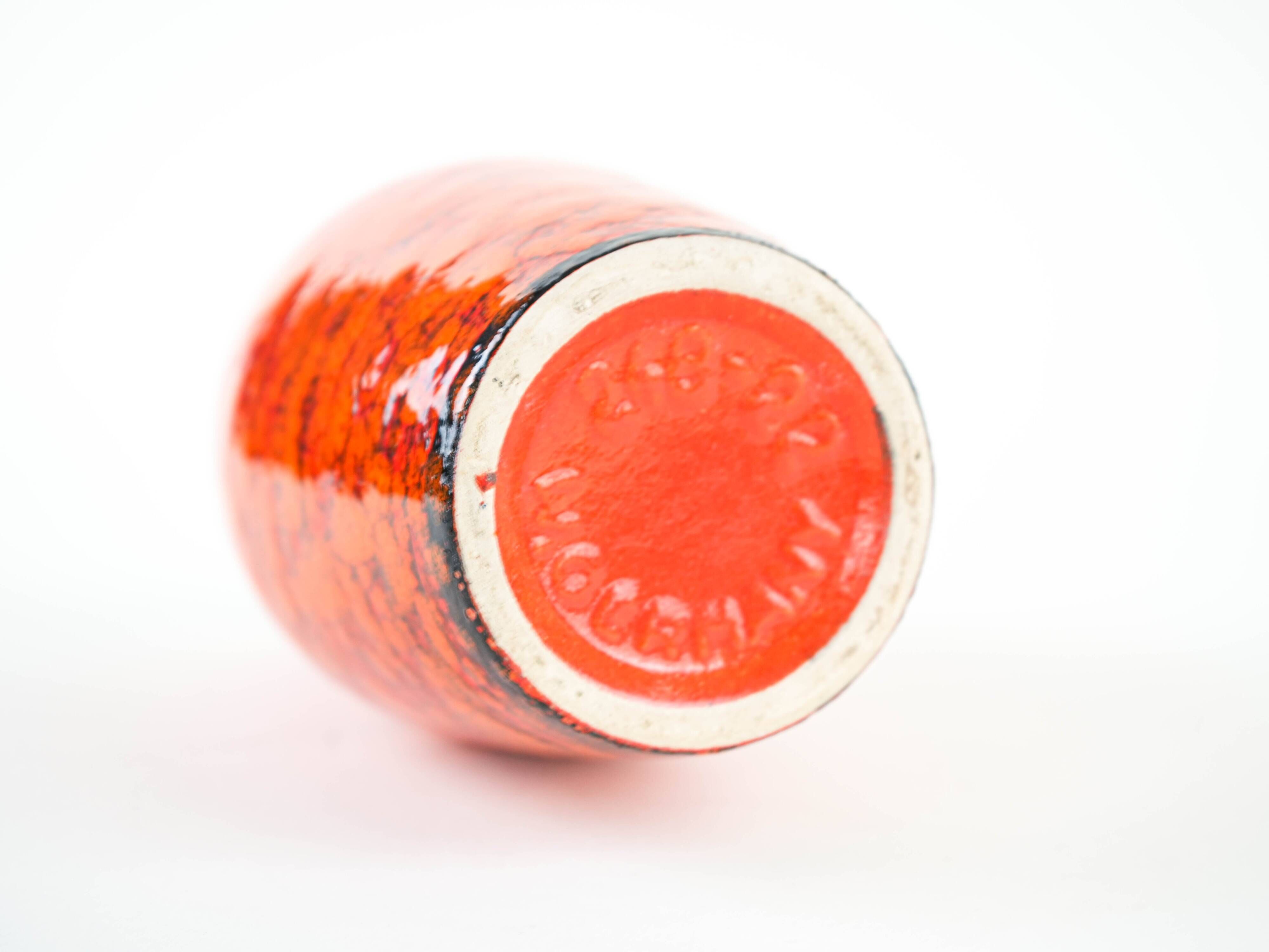 Ceramic vase, German design, 1960s, made in West Germany
