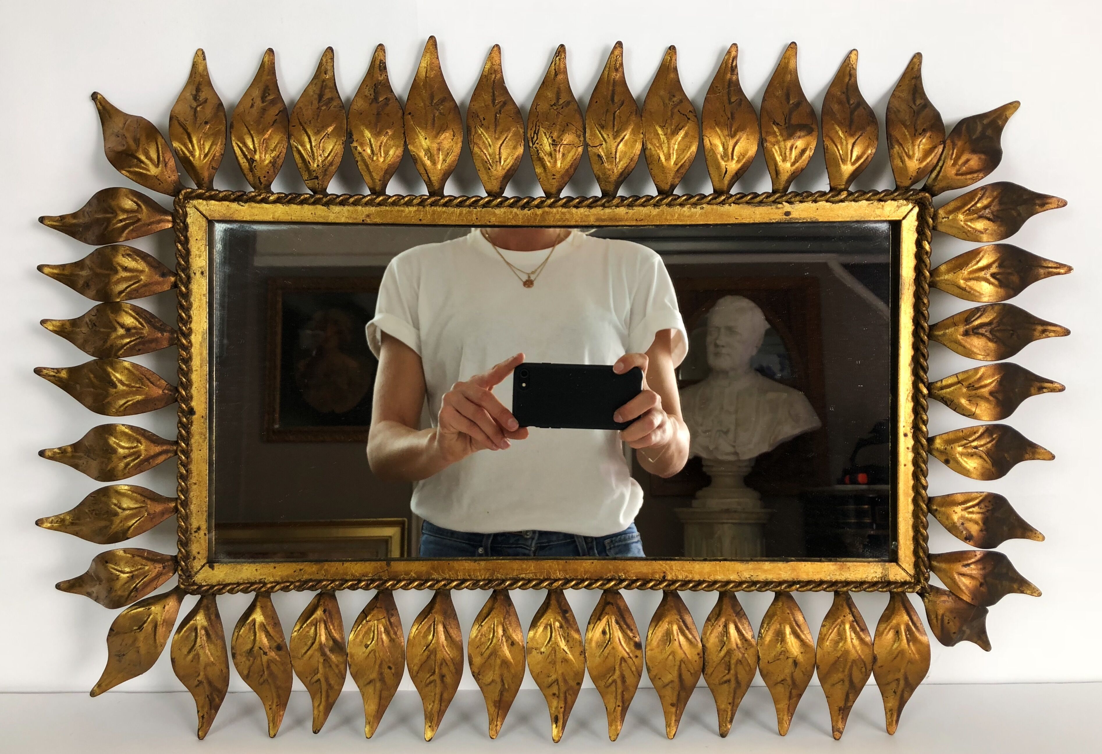Mirror years 70 - 37x55cm