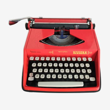 Machine a écrire Remington Riviera orange