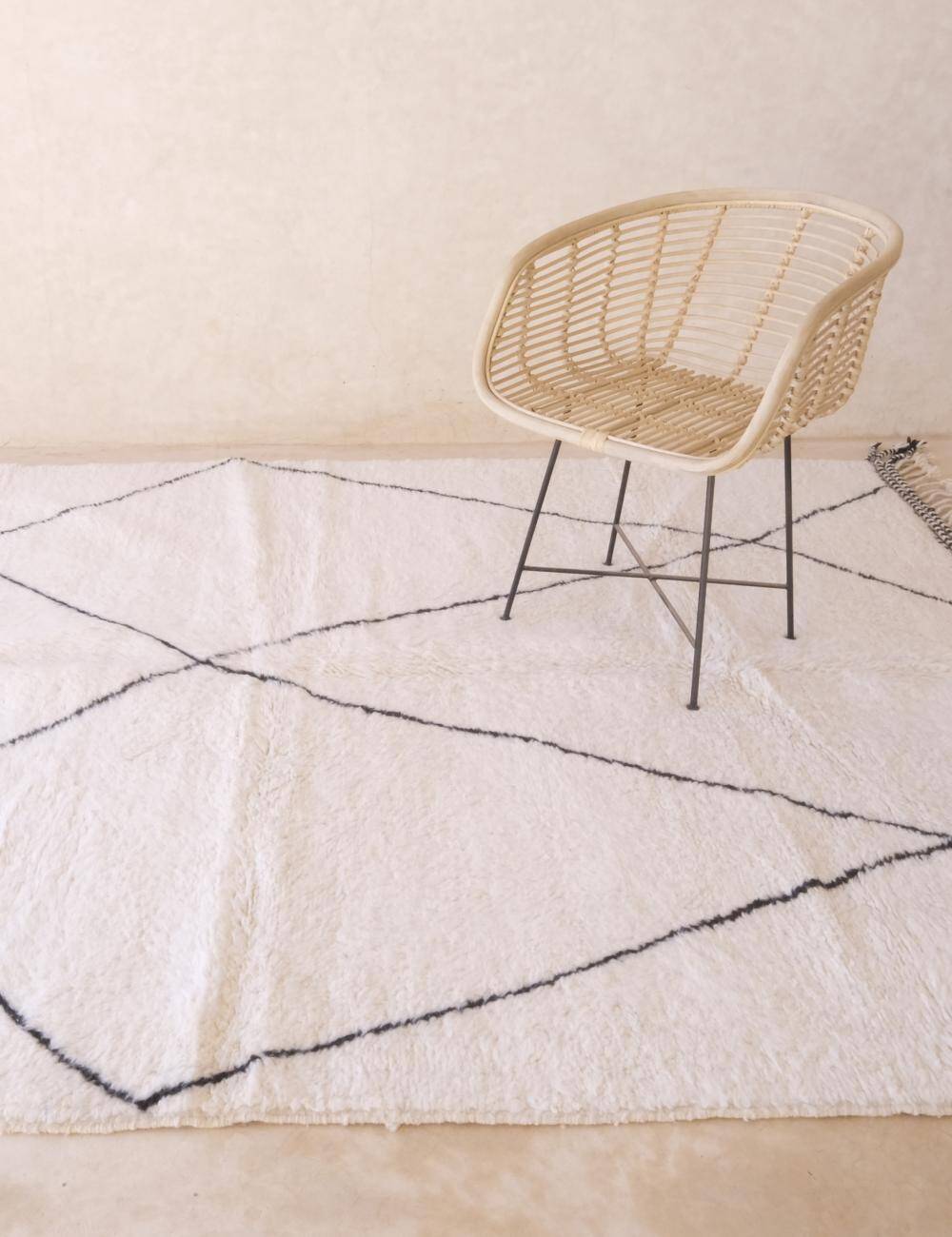 Tapis Lozenge Beni Ouarain - 300 x 200 cm