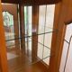 "Display cabinet, Louis XV cherry wood with two doors"