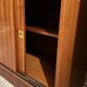 Vitrine en acajou verni 1960/70