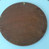 Round curved mirror vintage Scandinavian