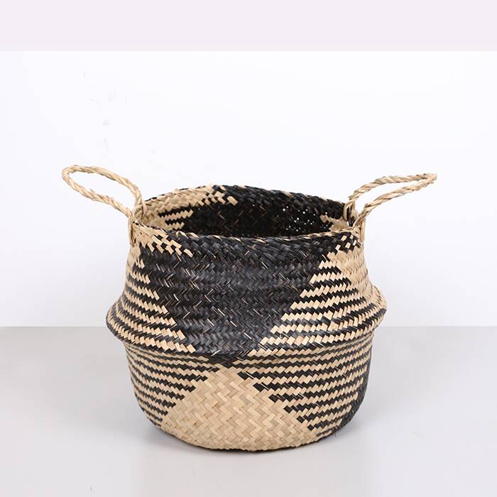 Collapsible Woven Storage Basket,Vegetable and Fruit Basket, Laundry Basket