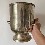 Patinated silver champagne bucket