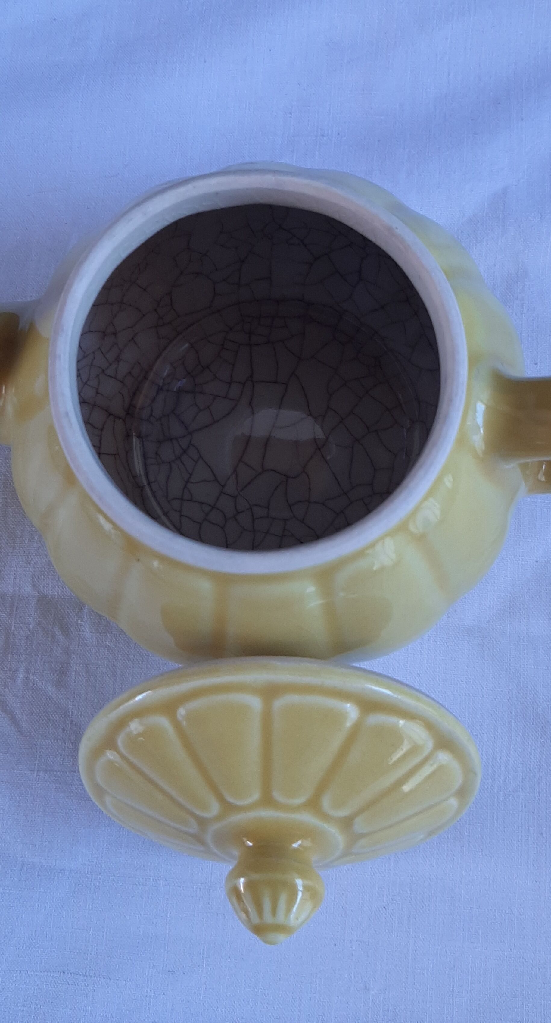 Yellow teapot
