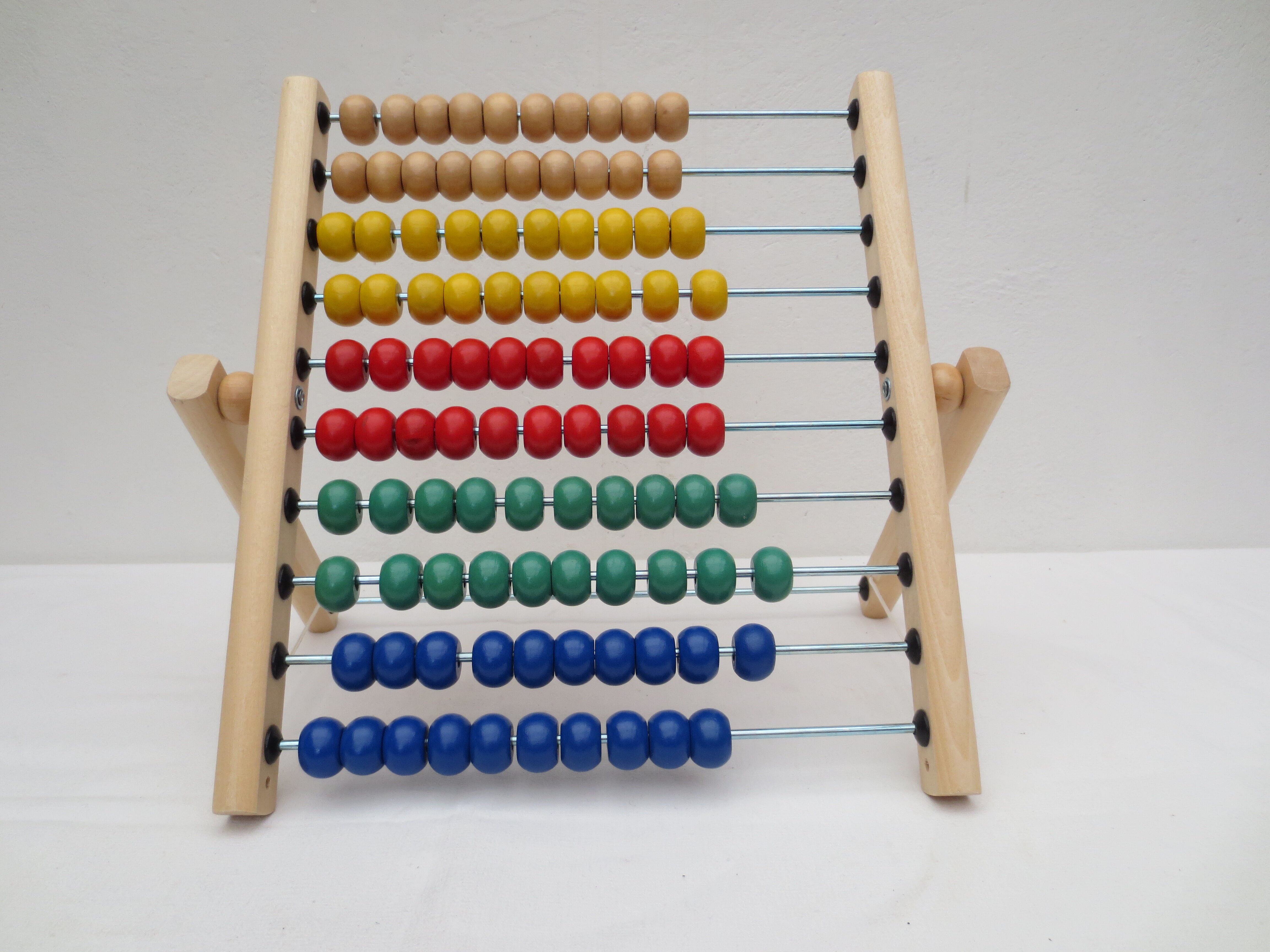 Large coloured wooden abacus for the child's learning