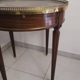 Table bouillotte en acajou