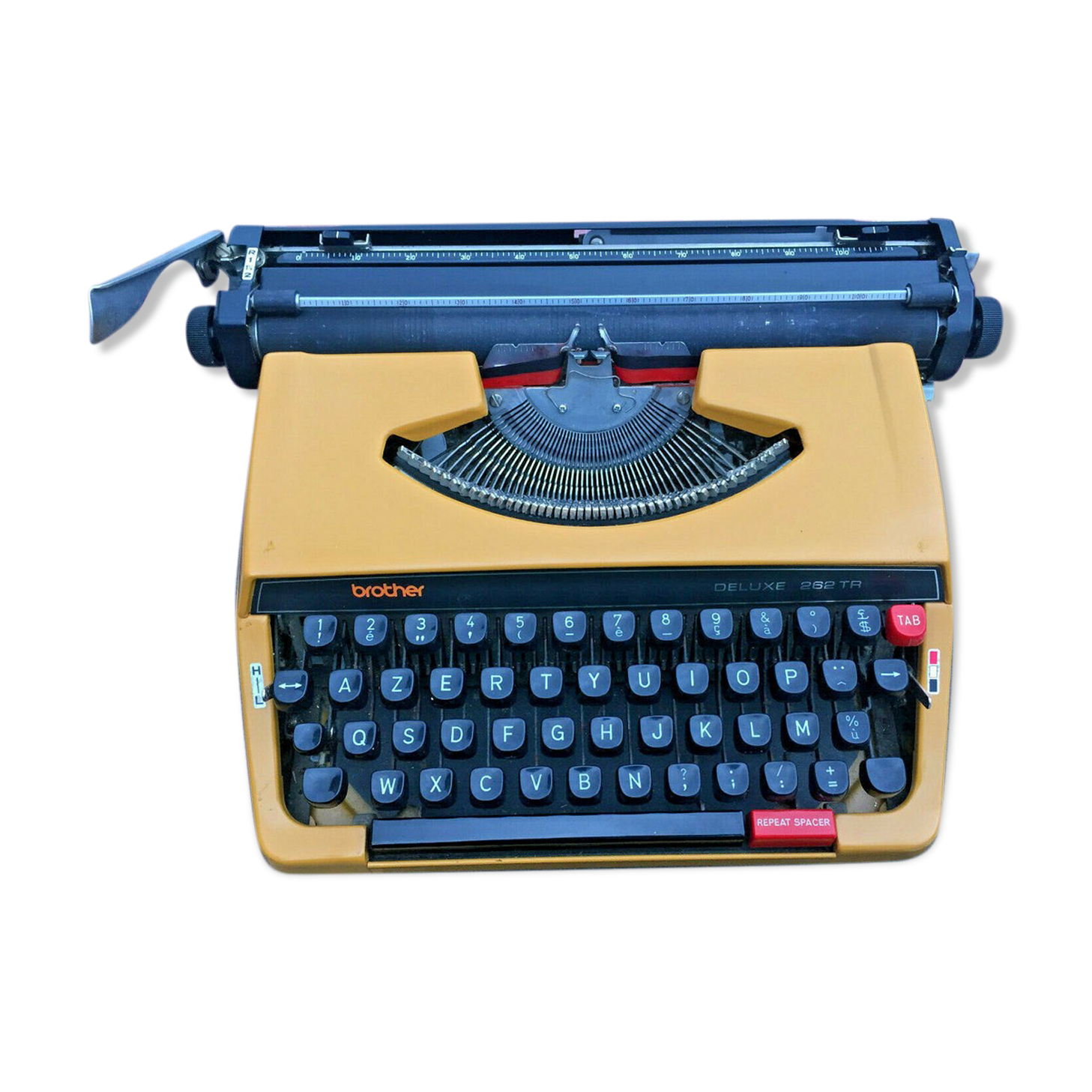 Typewriter Brother 262 TR made in Japan 70s. New ribbon, A3 and A4 format