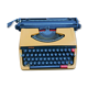 Typewriter Brother 262 TR made in Japan 70s. New ribbon, A3 and A4 format