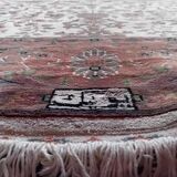 Tapis Pakistanais en laine et soie fait main