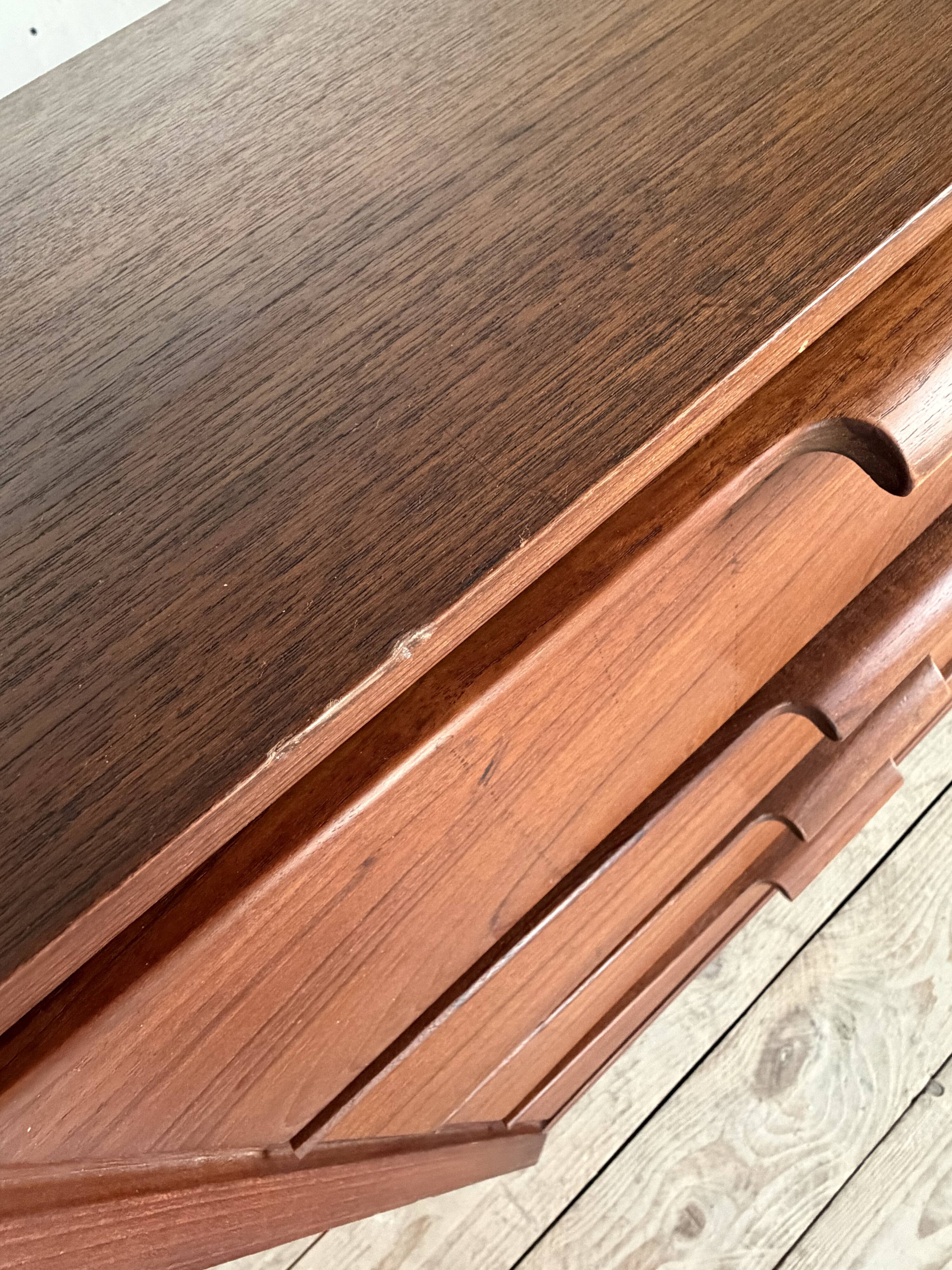 Vintage Scandinavian teak sideboard, 1960s