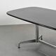 Black desk by Giancarlo Piretti for Castelli, Italy, circa 1970.