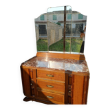 Dressing table with mirror