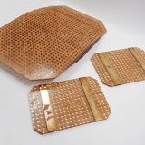 Christian Dior Home set of 6 Under Plate and 2 under dish