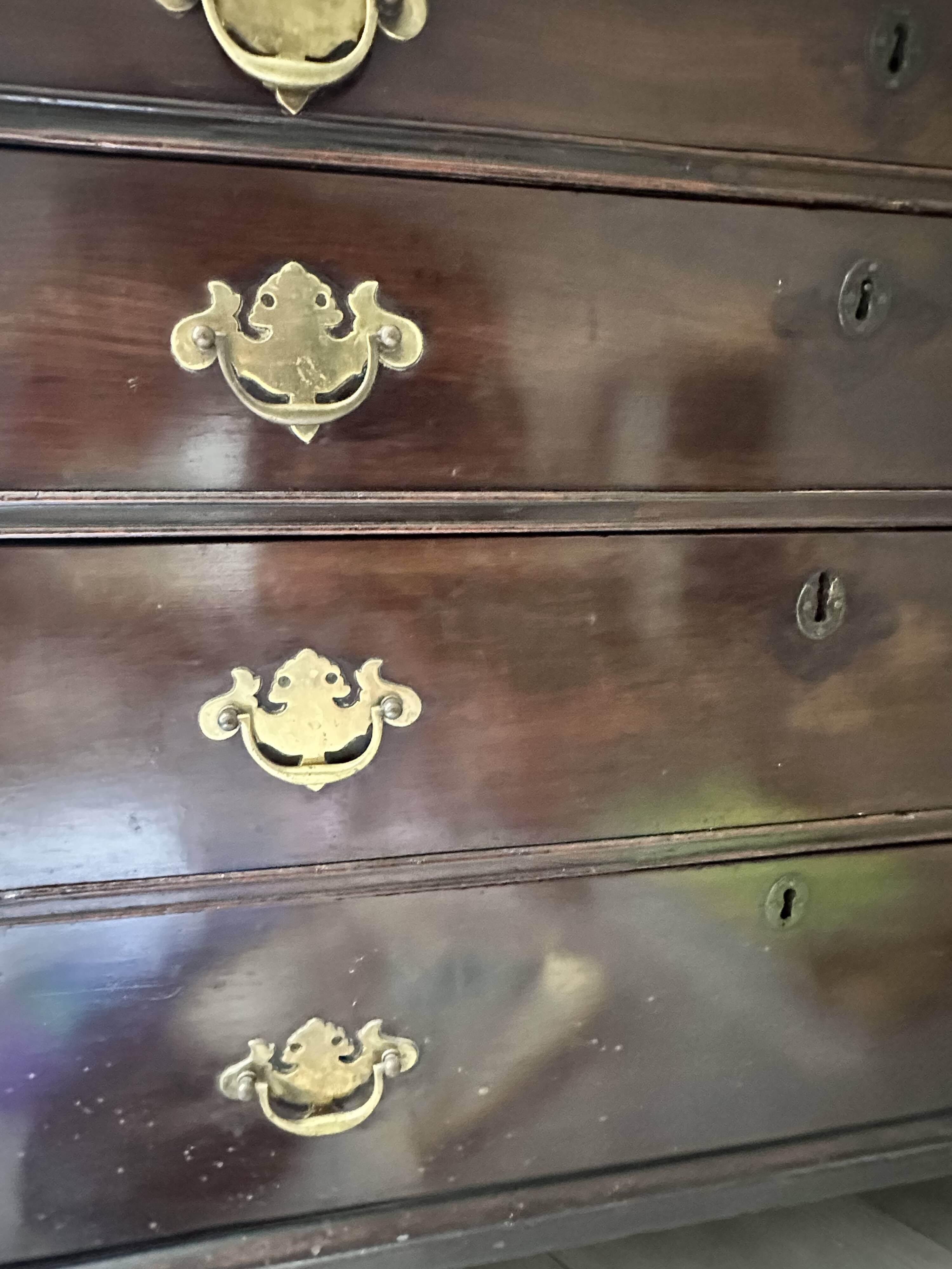 Antique solid wood secretary desk – Late 19th / early 20th century