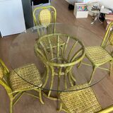 Rattan table and chairs