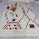 Tapis bérbere fait main 250cmx150cm
