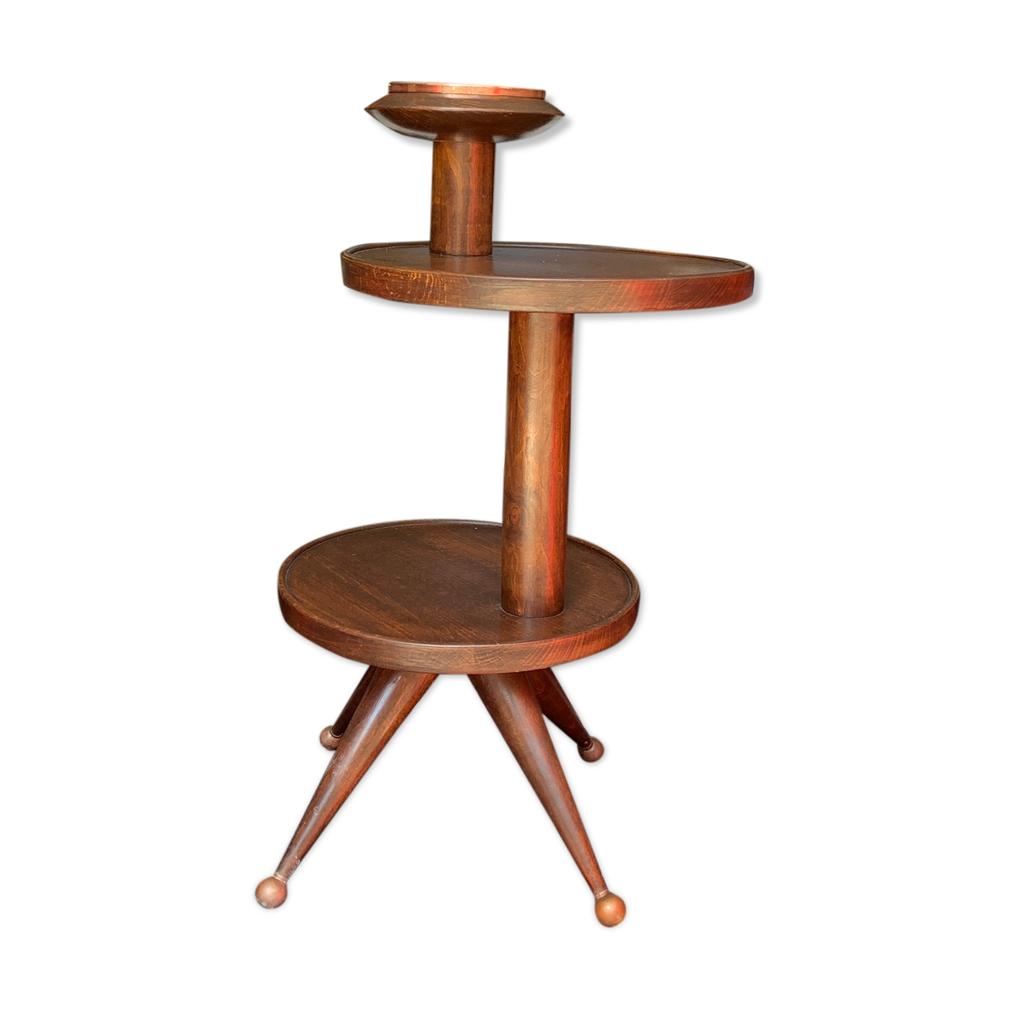 Wooden smoker's table