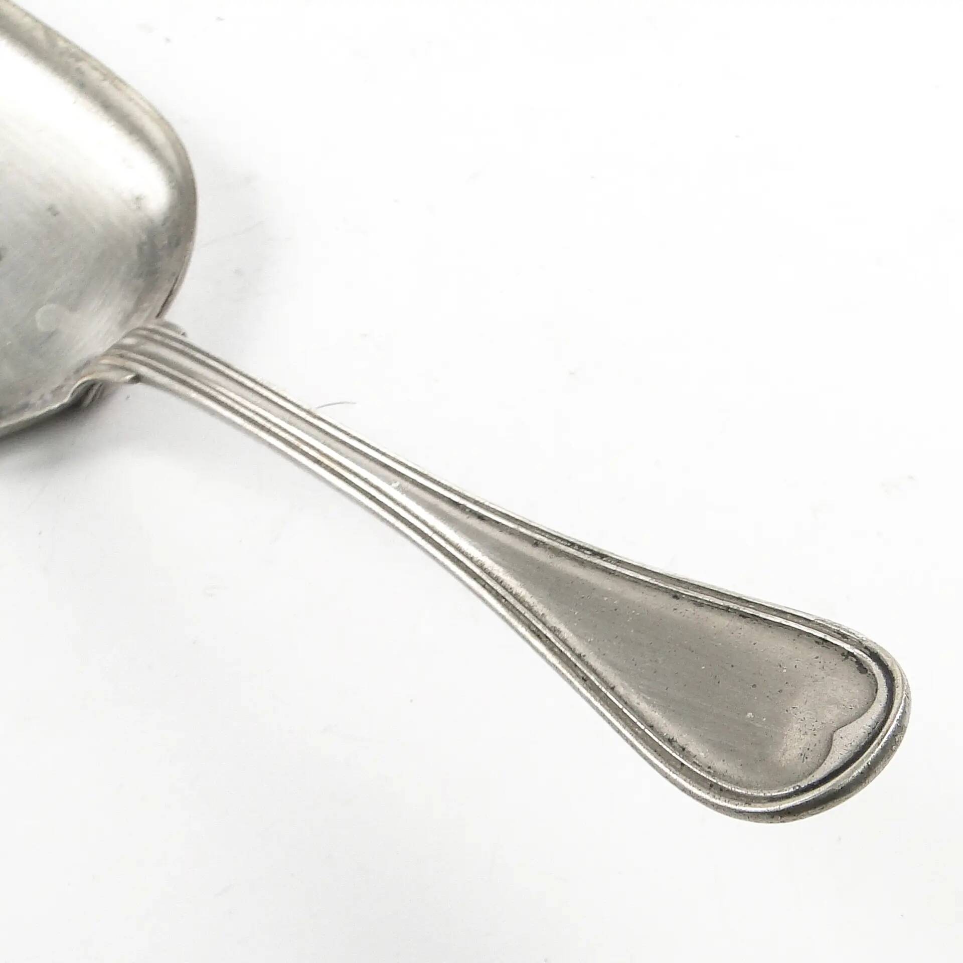 Art Deco cake server, silver-plated alpacca, Halphen, France, 1920s