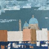Tableau hsp « venise» par jean-francois devaliere (1926-2021)