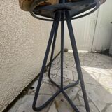 Old vintage metal turnstile display