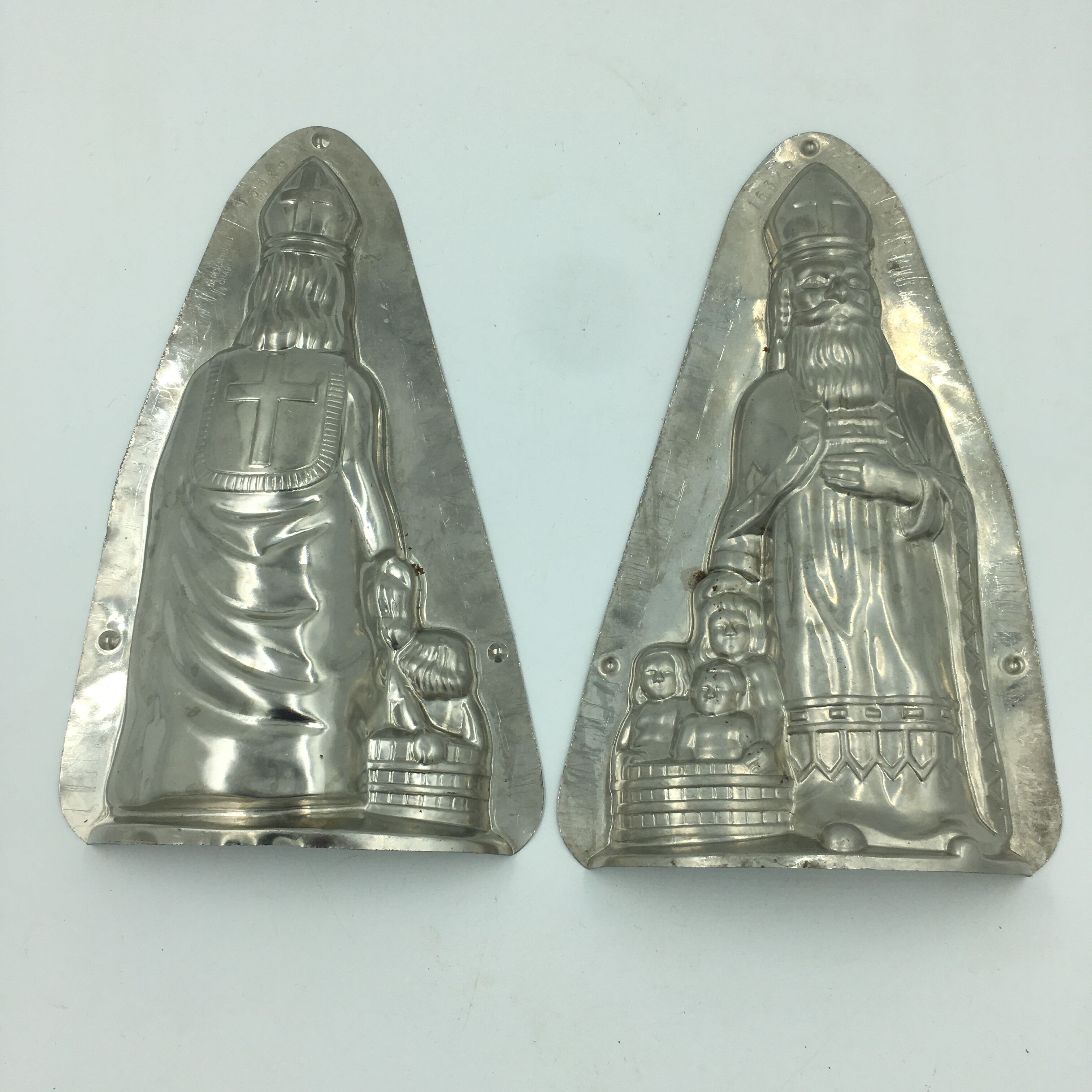 Chocolate mold of St. Nicholas