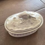 Porcelain hare head terrine