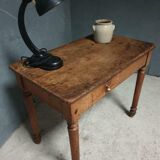 Antique oak table with drawer