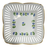 Porcelain Pocket Emptier - Manufacture du Lys Royal with Cornflower decoration